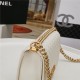 BOY Chanel HANDBAG Lambskin White B