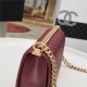 BOY Chanel HANDBAG Lambskin Burgundy B