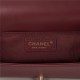 BOY Chanel HANDBAG Lambskin Burgundy B