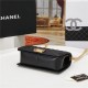 BOY Chanel HANDBAG Lambskin Black B