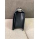 LARGE BOY Chanel HANDBAG Grained Calfskin Black High