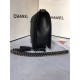 MAXI BOY Chanel HANDBAG Grained Calfskin Black High