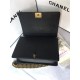 MAXI BOY Chanel HANDBAG Grained Calfskin Black High