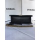 MAXI BOY Chanel HANDBAG Grained Calfskin Black High