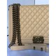 MAXI BOY Chanel HANDBAG Grained Calfskin Beige High