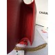 MAXI BOY Chanel HANDBAG Grained Calfskin Red High