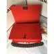 MAXI BOY Chanel HANDBAG Grained Calfskin Red High