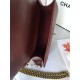 MAXI BOY Chanel HANDBAG Grained Calfskin Burgundy High