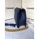 MAXI BOY Chanel HANDBAG Grained Calfskin Navy Blue High