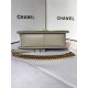 MAXI BOY Chanel HANDBAG Grained Calfskin Gray High