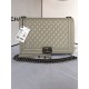 MAXI BOY Chanel HANDBAG Grained Calfskin Gray High