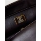 Chanel MINI FLAP BAG AS4165 Lambskin & Ash-Wood Brown High