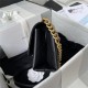 Chanel MINI FLAP BAG Grained Calfskin & Gold-Tone Metal AS2711 Black A