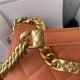 Chanel MINI FLAP BAG Grained Calfskin & Gold-Tone Metal AS2711 Orange A