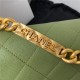 Chanel MINI FLAP BAG Grained Calfskin & Gold-Tone Metal AS2711 Green A