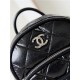 Chanel BACKPACK AS4366 Nylon & Silver-Tone Metal Black A