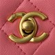 WALLET ON CHAIN Lambskin & Gold-Tone Metal AP1450 Pink A