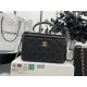 Chanel VANITY WITH CHAIN A68062 Lambskin & Gold-Tone Metal Black High