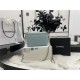 Chanel VANITY WITH CHAIN A68062 Lambskin & Gold-Tone Metal Blue High