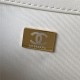 Chanel SMALL MESSENGER BAG Lambskin & Gold-Tone Metal AS4609 White A