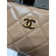 Chanel CLUTCH WITH CHAIN AP4189 Shiny Lambskin & Gold-Tone Metal Nude High