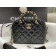 Chanel SMALL TOTE AS5130 Shiny Lambskin & Gold-Tone Metal Black High