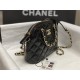 Chanel SMALL TOTE AS5130 Shiny Lambskin & Gold-Tone Metal Black High