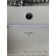 Classic Wallet on Chain AP0250 Grained Calfskin White Silver Metal A