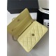 Classic Wallet on Chain AP0250 Grained Calfskin Yellow Gold Metal B