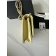 Classic Wallet on Chain AP0250 Grained Calfskin Yellow Gold Metal B