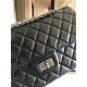 2.55 HANDBAG Aged Calfskin Black Silver Metal B