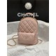 Chanel Mini Backpack Grained Calfskin Gold-Tone Metal AP3753 Pink High