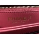 Chanel MINI FLAP BAG WITH TOP HANDLE AS4654 Lambskin & Gold-Tone Metal Red A