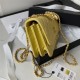 Chanel Wallet on Chain AP3318 Grained Calfskin & Gold-Tone Metal Yellow A