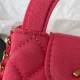 Chanel CLUTCH WITH CHAIN AP3435 Fabric & Gold-Tone Metal Fuchsia High