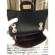 MINI 2.55 HANDBAG Aged Calfskin Black Gold Metal B