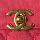 Chanel MINI SHOPPING BAG AS4416 Fabric & Gold-Tone Metal Fuchsia High