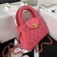 Chanel MINI SHOPPING BAG AS4416 Fabric & Gold-Tone Metal Fuchsia High