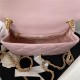 Chanel Small Flap Bag with Handle Lambskin & Gold-Tone Metal AS3451 Pink A