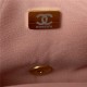 Chanel Small Flap Bag with Handle Lambskin & Gold-Tone Metal AS3451 Pink A