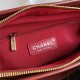 GABRIELLE HOBO BAG Aged Smooth Calfskin with Wild Handle Burgundy High