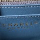 Chanel MINI FLAP BAG AS4041 Lambskin & Gold-Tone Metal Blue-Navy High