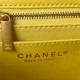 Chanel MINI FLAP BAG AS4041 Lambskin & Gold-Tone Metal Yellow High