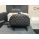 Chanel Small Backpack Lambskin 91120 Silver-Metal Black High