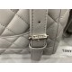 Chanel Small Backpack Lambskin 91120 Silver-Metal Grey High