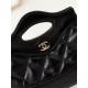 Chanel CLUTCH WITH CHAIN AP3875 Shiny Lambskin & Gold-Tone Metal Black A