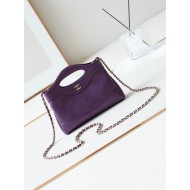 Chanel 31 Mini BAG Calfskin & Gold-Tone Metal AP3656 Purple A