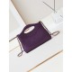 Chanel 31 Mini BAG Calfskin & Gold-Tone Metal AP3656 Purple A