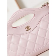 Chanel 31 Mini BAG Lambskin & Gold-Tone Metal AP3656 Pink A