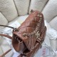 Chanel BACKPACK AS3860 Calfskin & Gold-Tone Metal Brown A